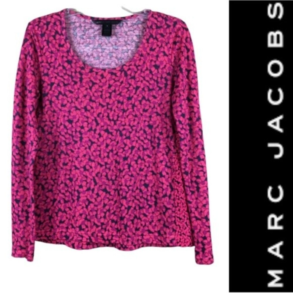 MARC BY MARC JACOBS Floral Print Long Sleeve Top Shirt Tunic Size 6